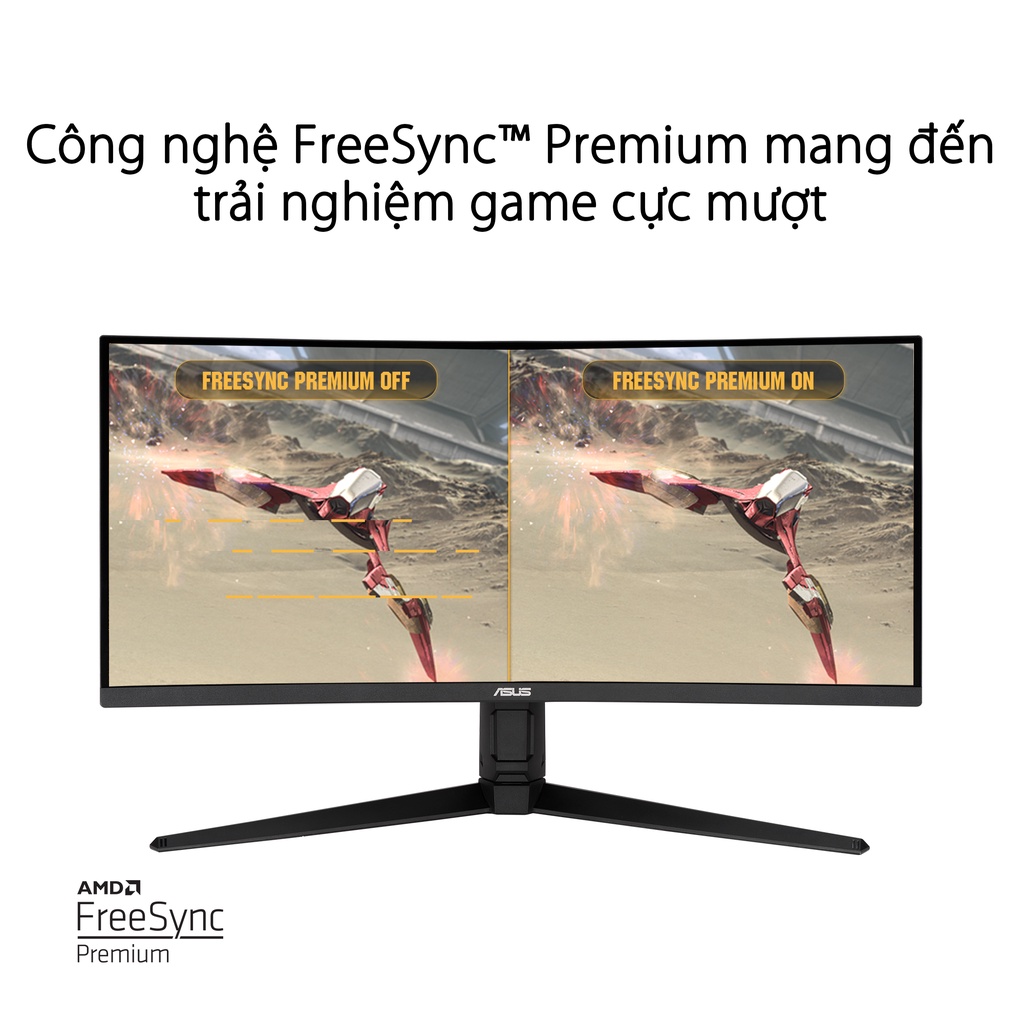 Màn Hình Máy Tính Asus TUF Gaming VG34VQL1B 34 Inch WQHD VA 165Hz Cong - Hàng Chính Hãng