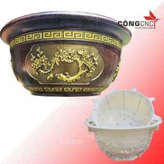 Khuôn Chậu Tròn 86 không chân đôn