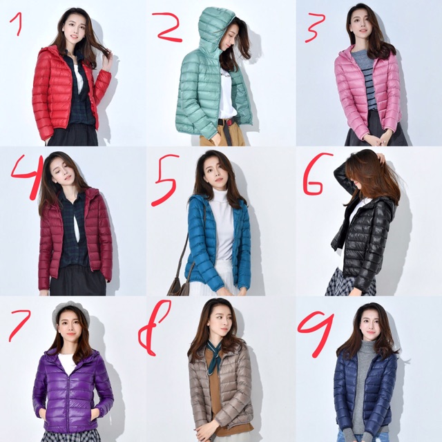 Áo Khoác Lông Vũ Siêu Nhẹ Mủ Có Thể Tháo Rời 37-85kg. Thời Trang Thu Đông Quảng Châu