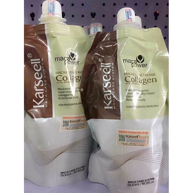 Hấp tóc collagen Karseell  phục hồi cấp tốc, hấp Karseel 500ml