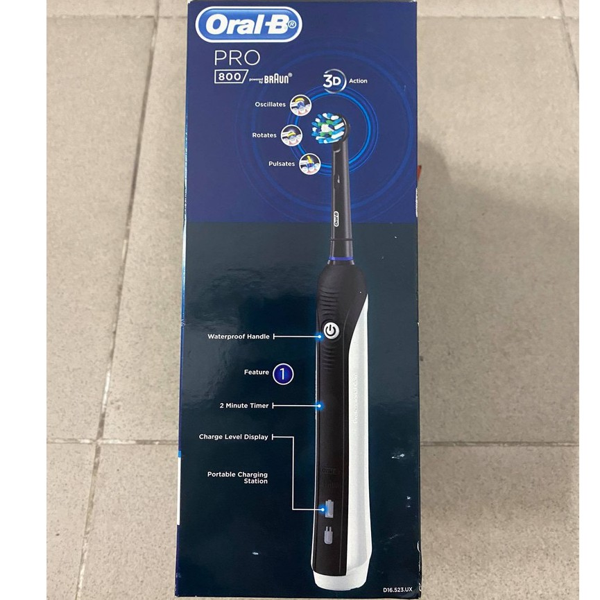 [Mã 273FMCG100K0 giảm 6% đơn 500K] Bàn chải điện Oral B Pro 800 CrossAction Úc
