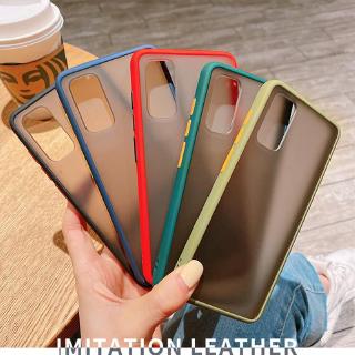 Ốp điện thoại nhám chống sốc trong suốt mềm mại cho For Samsung Galaxy A02 A02s A01 A12 A10 A10s A11 M11