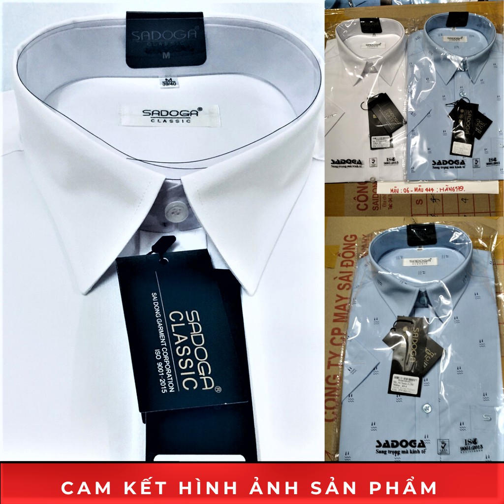 Áo Sơ mi nam Sadoga dáng xuông - Hàng cao cấp