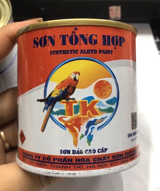 Sơn Tổng Hợp TK, sơn gỗ, sắt, bê tông... các màu (hộp 300 gram)