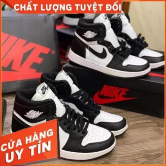 [ FREESHIP –BẢO HÀNH 12 THÁNG] GIÀY SNEAKER NAM NỮ JORDAN CAO CỔ ĐEN TRẮNG HOT TREND | BigBuy360 - bigbuy360.vn