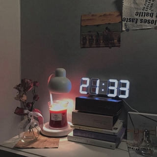 Đồng Hồ Báo Thức Kỹ Thuật Số Có Đèn Led Và Phụ Kiện