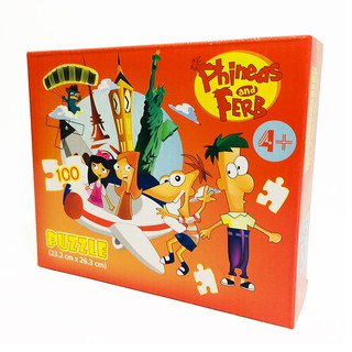 Trò chơi xếp hình Puzzle Phineas And Ferb Woody 100 mảnh
