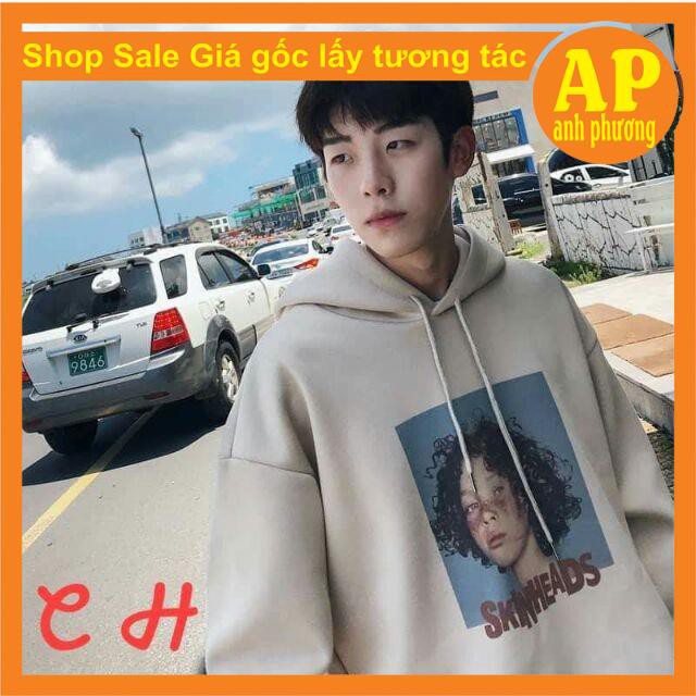 Áo phông hodie cậu bé💝Chất liệu nỉ bông💝form thụng nam nữ kiểu dáng unisex💝có túi bụng và dây rút mũ
