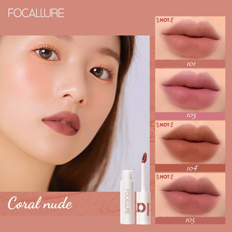 FOCALLURE Son Kem Chống Thấm Nước Focallure Bền Màu Lâu Trôi