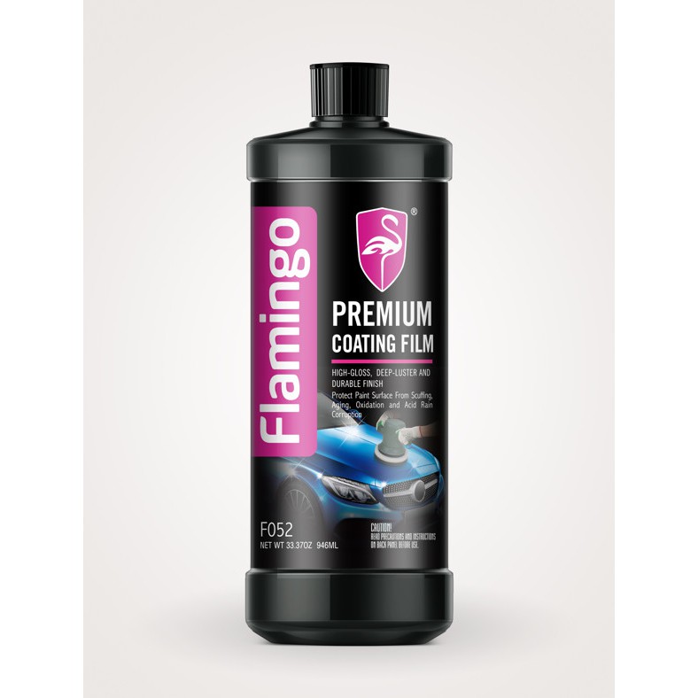 Bình Phủ Film Bảo Vệ Nước Sơn Bước 3 Flamingo F052 - Premium Coating Film 946ml