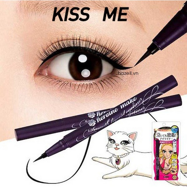 Mascara Kiss Me Nhật Bản siêu dài, dày, cong mi, Chuốt Mi Kiss Me, Kẻ Mắt Kiss Me chống nước không lem, không trôi | BigBuy360 - bigbuy360.vn