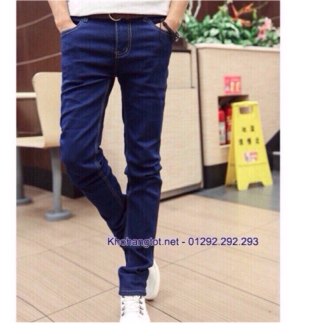 Quần Jean Nam Xanh Chỉ Nổi Hàn Quốc | BigBuy360 - bigbuy360.vn