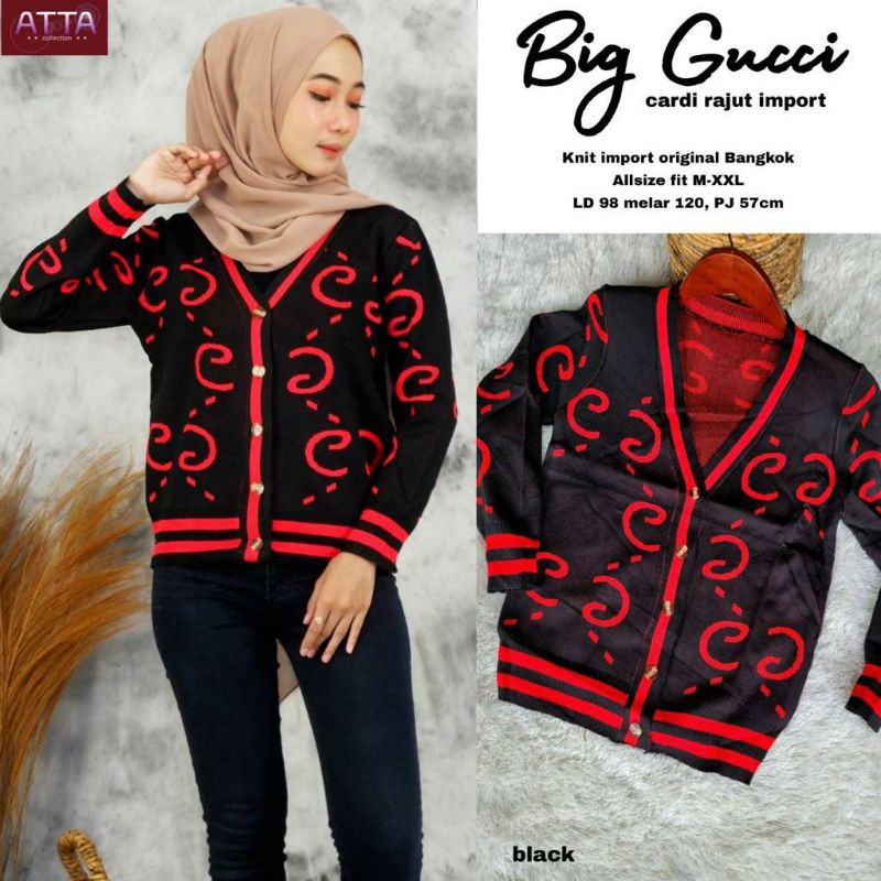 Áo Khoác Cardigan Gucci Cỡ Lớn Thiết Kế Trẻ Trung Cá Tính