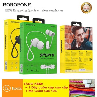 Tai nghe nhét tai borofone be32💎âm thanh hay💎tai nghe bluetooth hàng chính hãng - bh 12t