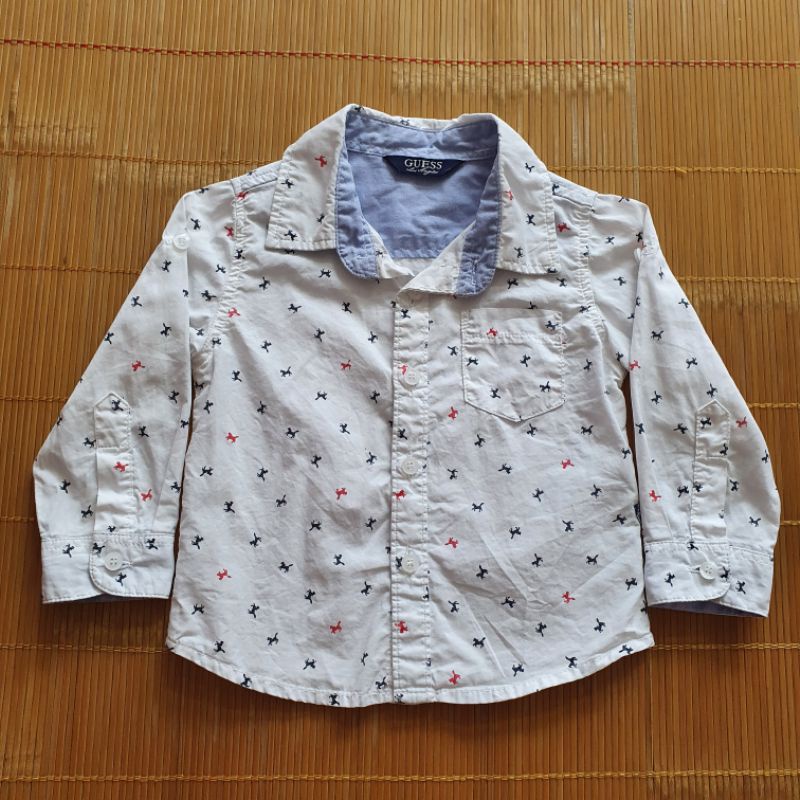 Pass Áo sơmi hãng GUESS bé trai