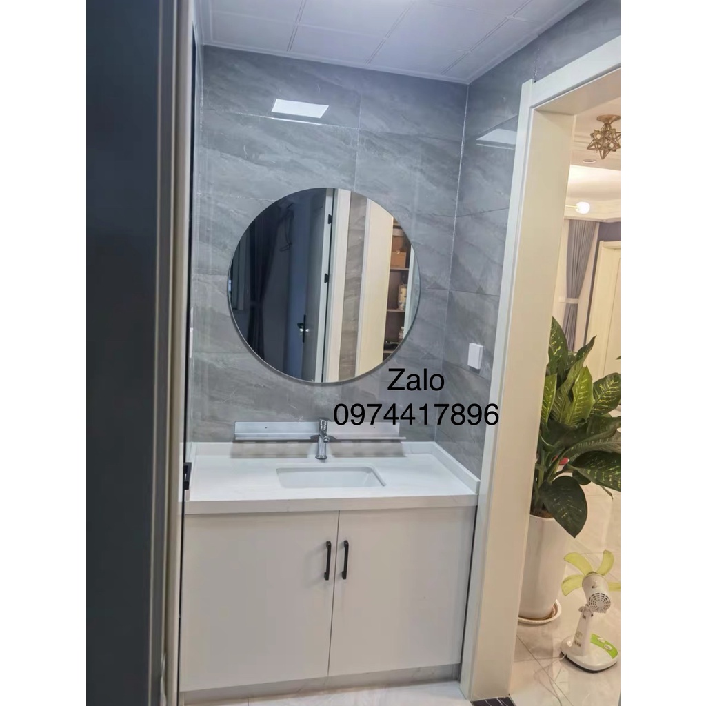Gương soi tròn 30cm dán tường 𝐬𝐢𝐞̂𝐮 𝐜𝐡𝐚̆́𝐜, trang điểm, nhà tắm 9̶9̶k̶ giảm còn 69🅺  tặng đủ miếng dán