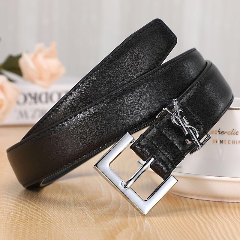 Thắt Lưng Da Thật Thiết Kế Đơn Giản Dễ Phối Đồ Phong Cách Retro Cho Nữ