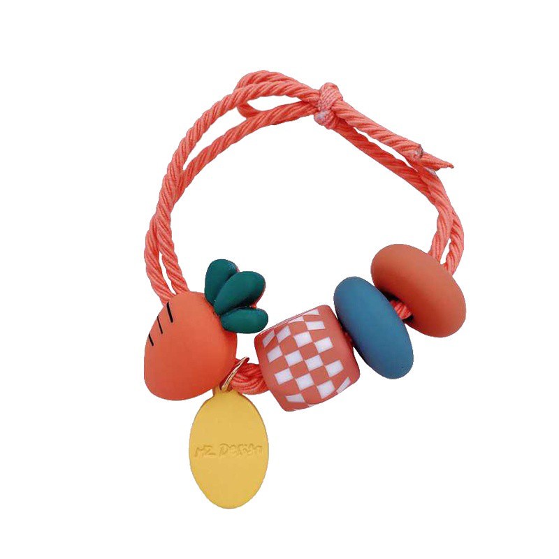 Dây Cột Tóc Hình Trái Cây Hoạt Hình Phong Cách Hàn Quốc Xinh Xắn Cho