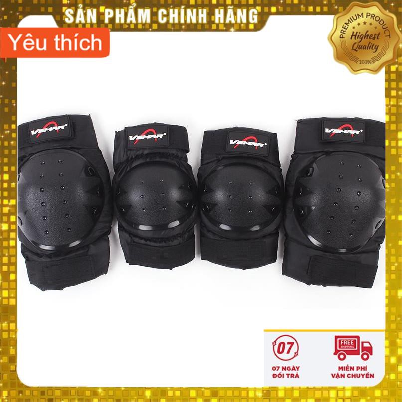 💛 Giáp bảo hộ tay chân 4 món vermar nhựa