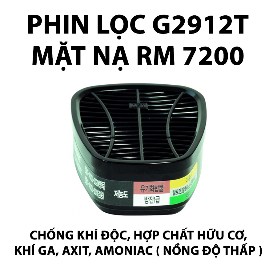 Mặt nạ phòng độc, hóa chất, bụi bẩn Restech Hàn Quốc Chính Hãng