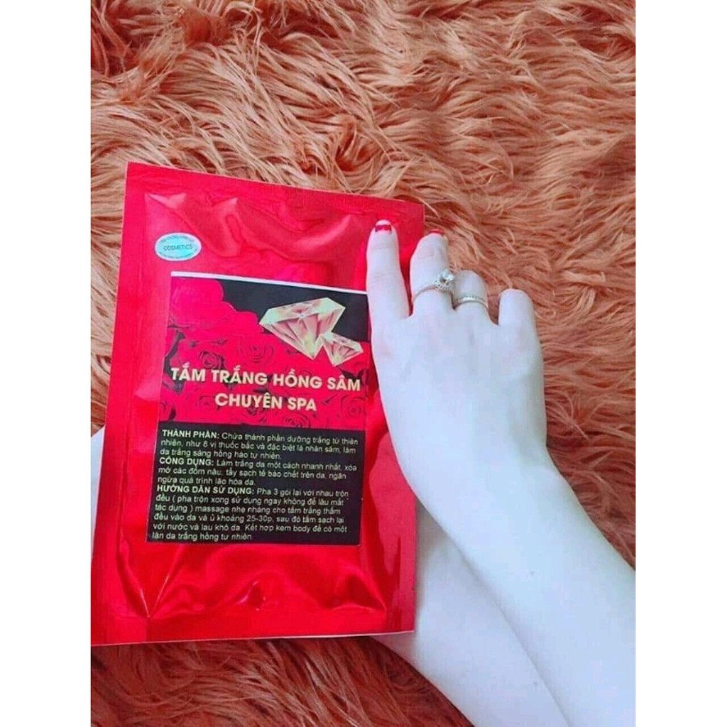 [Sale - Hàng Cty] 1 gói Tắm Hồng Sâm chuyên Spa