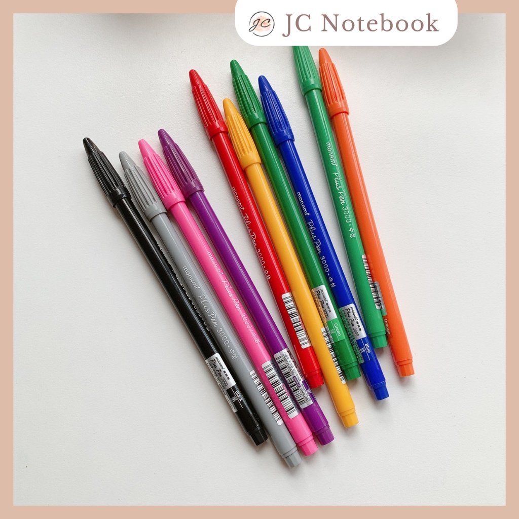 Bút mực nước Monami Plus Pen - Bút Gel màu ngòi 0.3mm