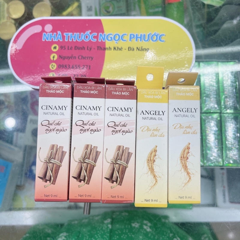 Dầu Gió Bi Lăn 9ml -  Danapha 100% chính hãng