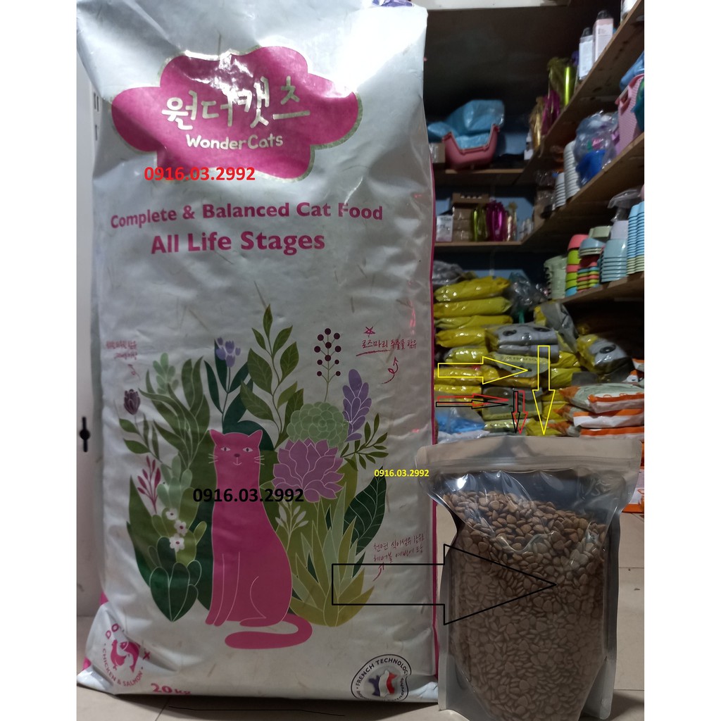 Thức ăn cho mèo Wonder cat [1kg]