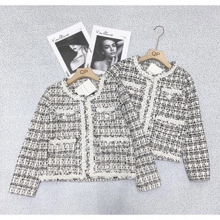 Áo dạ tweed ngọc hàng có sẵn