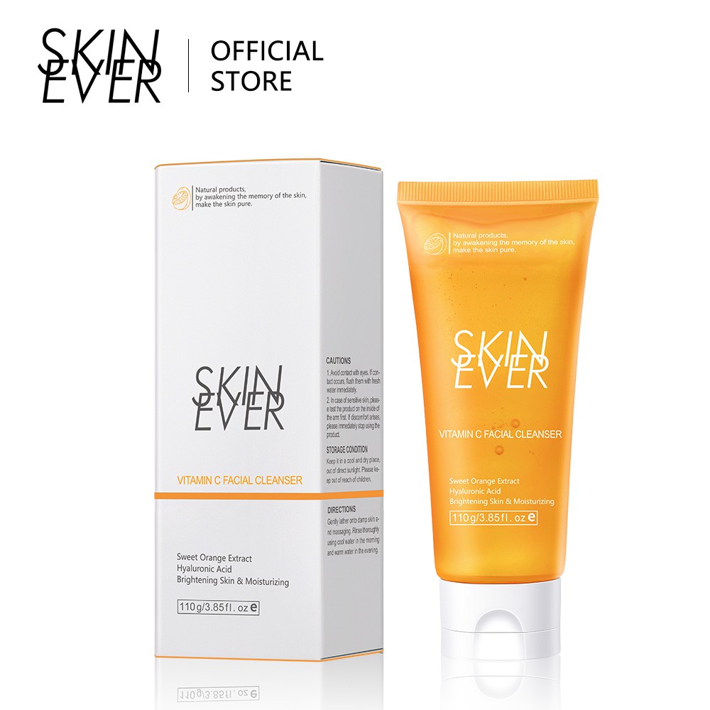 Set 3 Sản Phẩm Chăm Sóc Da SKIN EVER Cấp Vitamin C Làm Trắng Dưỡng Ẩm Chăm Sóc Da Hiệu Quả