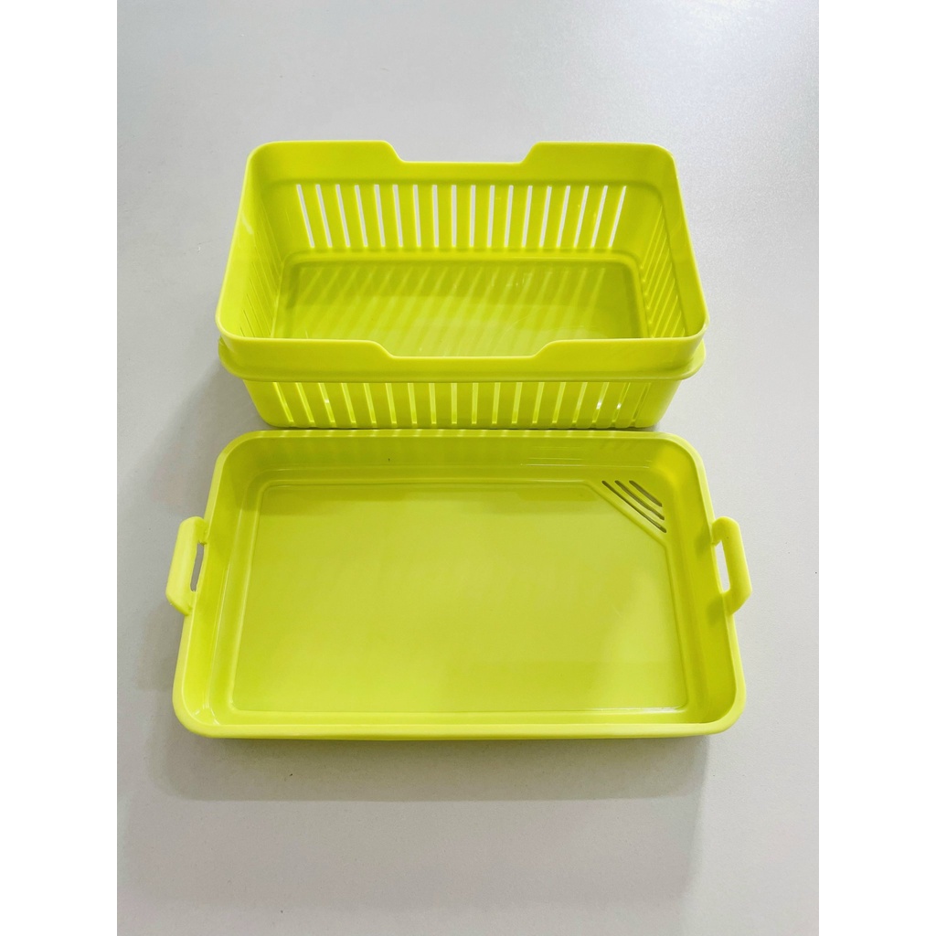 Hộp Nhựa Đựng Hành Tỏi Có Nắp 5138 - Hàng Nhập Khẩu Thái Lan