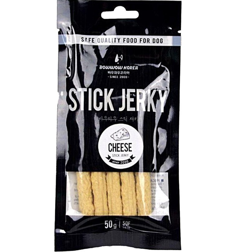 Que Thưởng Cho Chó Stick Jerky Bowwow Hàn Quốc 50g - Nhiều Vị