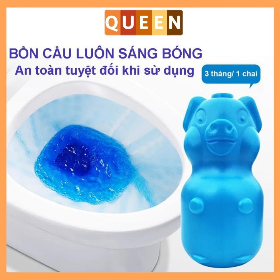 Lọ Heo Thả Bồn Cầu Diệt Khuẩn Siêu Tiết Kiệm (3 Tháng/1 Lọ) - QUEENHOUSE QH37