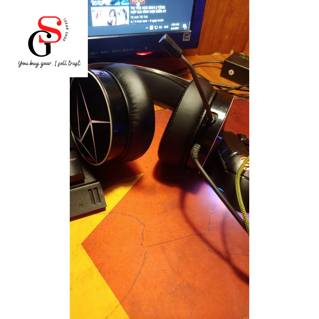 Tai nghe gaming có dây Dareu EH722s RGB, jack 7.1_Gear_2nd