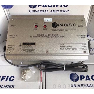 Khuếch đại truyền hình pacific pda 8640 chia nhiều tivi