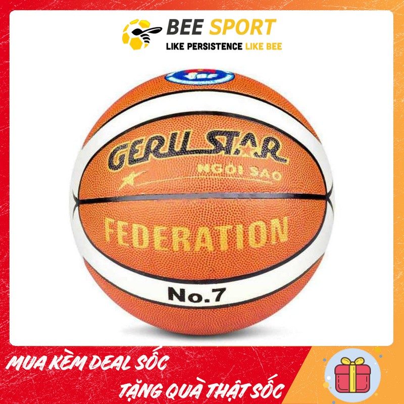 Bóng rổ Geru Federation B7 và B6 - Quả bóng rổ da PU cao cấp dùng cho thi đấu chuyên nghiệp cho nam và nữ