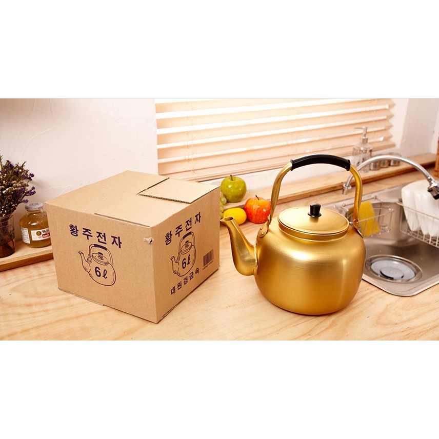 Ấm Hợp Kim Nhôm Hàn Quốc Vàng