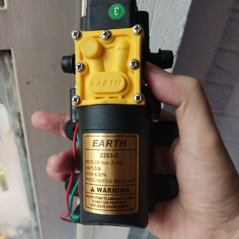 Bơm mini đơn 12v Earth-Sinleader-Sumo