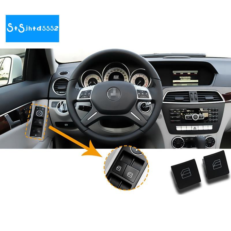 Nắp Đậy Nút Bấm Điều Khiển Cửa Sổ Bên Trái + Phải Cho Mercedes Benz W204 W212 C E Glk Class