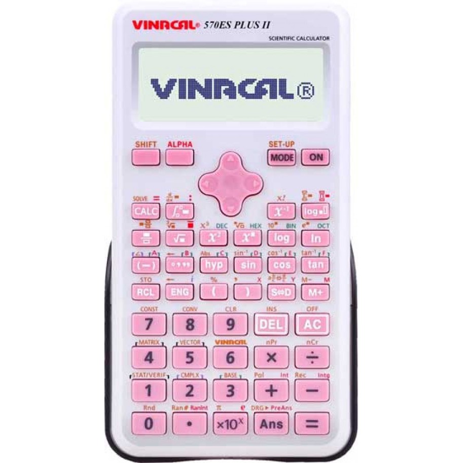 Máy Tính VinaCal 570ES Plus II có tem chống hàng giả