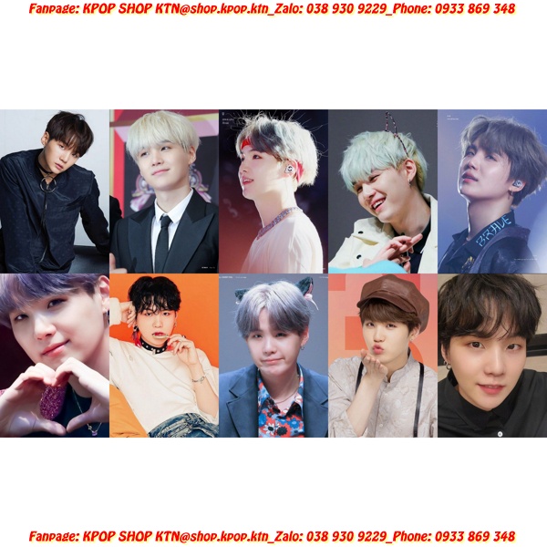 CARD BO GÓC SUGA BTS