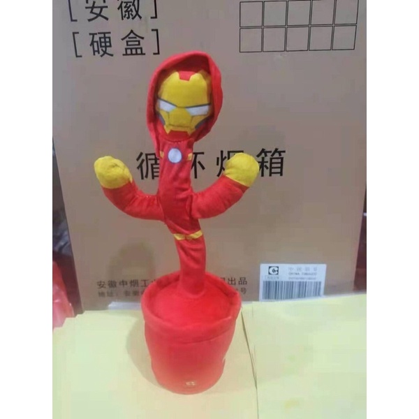 Đồ chơi xương rồng nhảy múa siêu anh hùng marvel super heroes nhện spiderman ironman đội trưởng mĩ