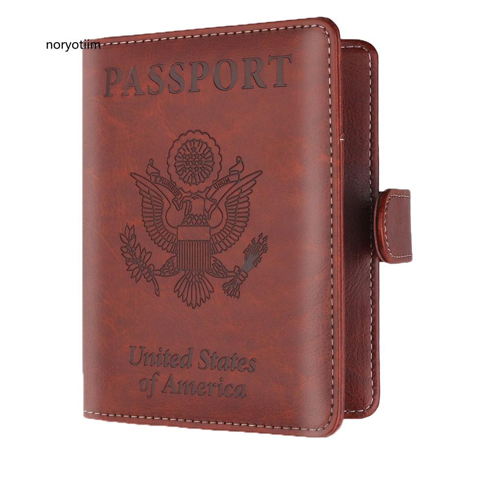 Ví Da Đựng Hộ Chiếu Thẻ Tính Dụng Thời Trang Dành Cho Nam Và Nữ