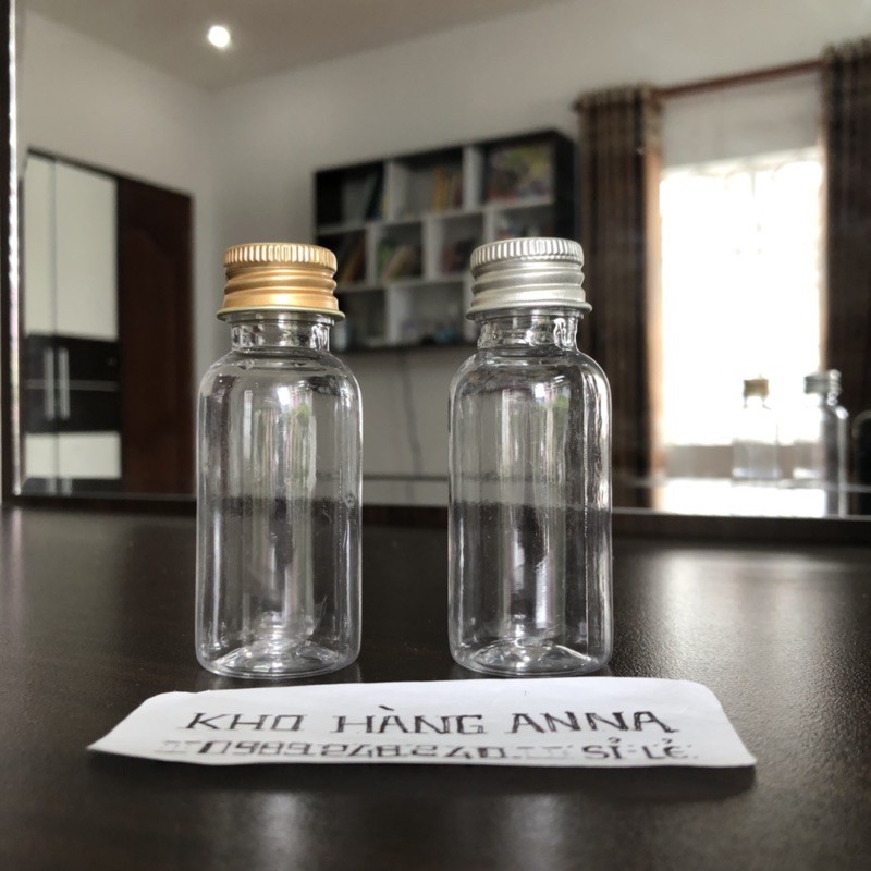 CHAI PET NHỰA TRONG SUỐT NẮP NHÔM 10ml/ 30ml/ 50ml/ 70ml/ 100 CHAI NHỰA ĐỦ KÍCH CỠ- CHAI NHỰA NẮP NHÔM bạc TRONG SUỐT