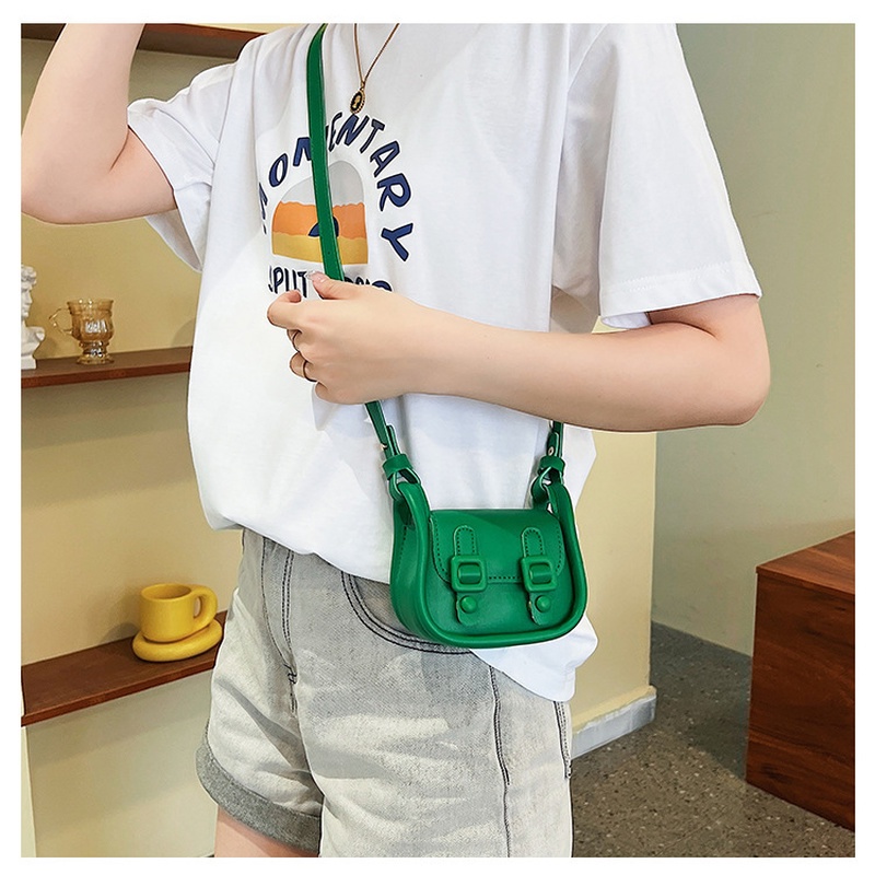 Túi Đeo Vai Hình Vuông Nhỏ Màu Trơn Đơn Giản Phong Cách Retro Mới 2022 Gylb1616