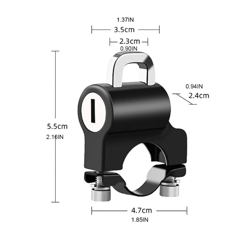 Khóa Xe Đạp Bằng Kim Loại Chống Trộm Tiện Dụng