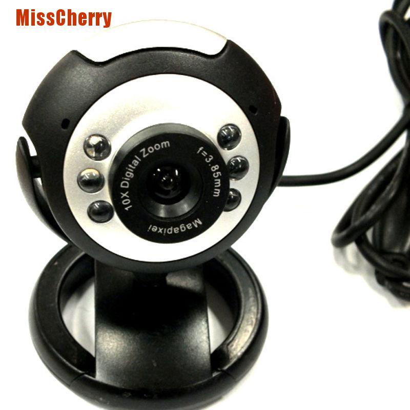 Webcam 6 Đèn Led Hd Usb 2.0 50.0m Kèm Mic Cho Máy Tính | BigBuy360 - bigbuy360.vn