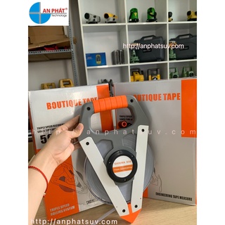 Thước thép bọc nhựa 5 lớp Shinwa S50 khung hợp kim nhôm