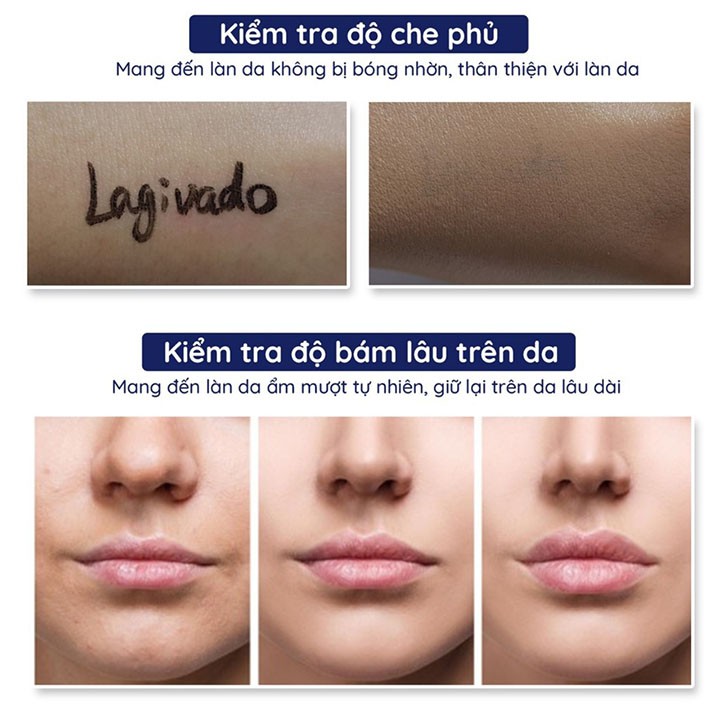Phấn nước LAGIVADO trang điểm Hàn quốc,che khuyết điểm,kiềm dầu tốt | BigBuy360 - bigbuy360.vn