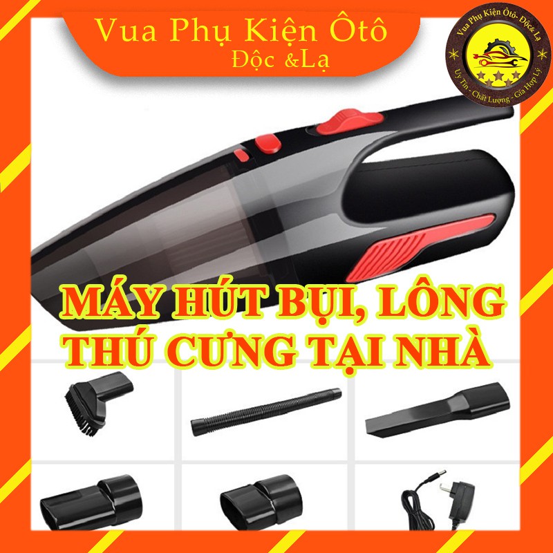 Máy hút bụi, lông chó mèo mini dùng trong gia đình-  máy hút bụi cầm tay không dây công suất 120W